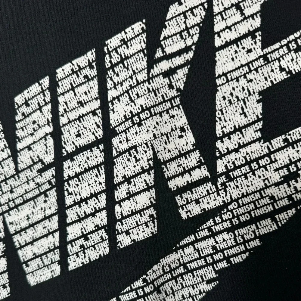 Nike Women’s There Is No Finish Line Black Oversized‎ Crew Neck Sweatshirt XS